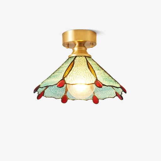 Tiffany Floral Ceiling Lamp.