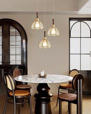 "Lampe pendentif floral Tiffany-DWHOME"