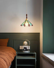 "Lampe pendentif floral Tiffany-DWHOME"