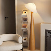 Tilt Hat Wooden Floor Lamp-DWHOME