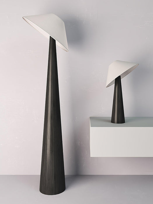 Tilt Hat Wooden Floor Lamp-DWHOME