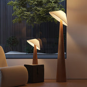 Tilt Hat Wooden Floor Lamp-DWHOME