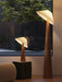 Tilt Hat Wooden Table Lamp.