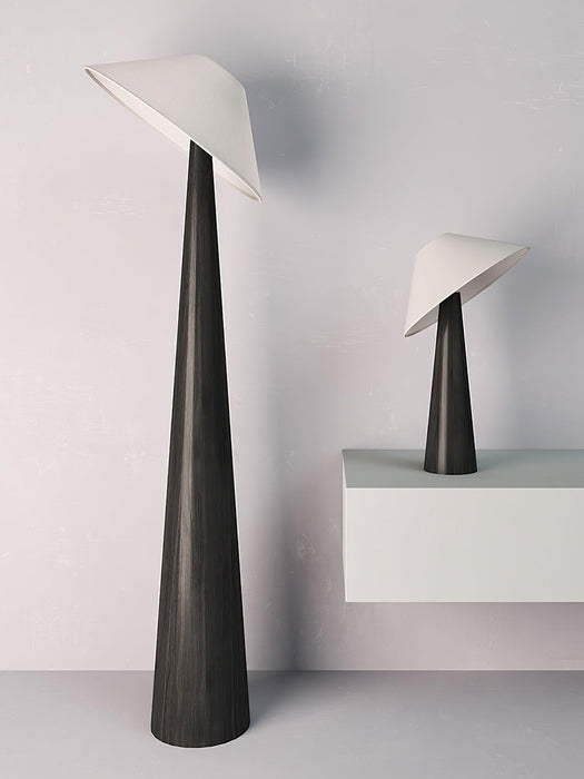 Tilt Hat Wooden Floor Lamp.