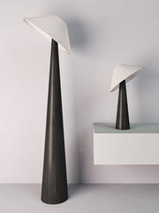 Tilt Hat Wooden Floor Lamp-DWHOME