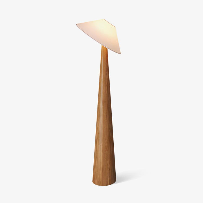 Tilt Hat Wooden Floor Lamp.