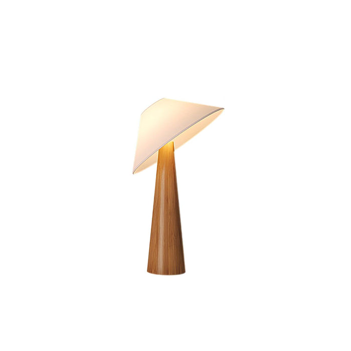 Tilt Hat Wooden Table Lamp.