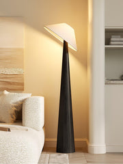 Tilt Hat Wooden Floor Lamp-DWHOME