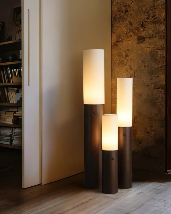 Timber Column Floor Lamp.