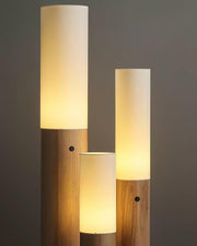 Timber Column Floor Lamp-DWHOME