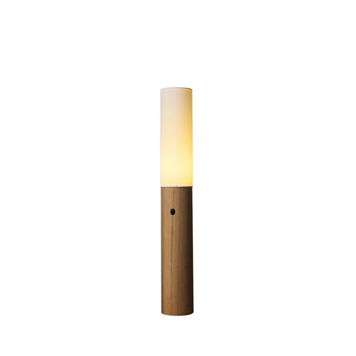 Timber Column Floor Lamp.