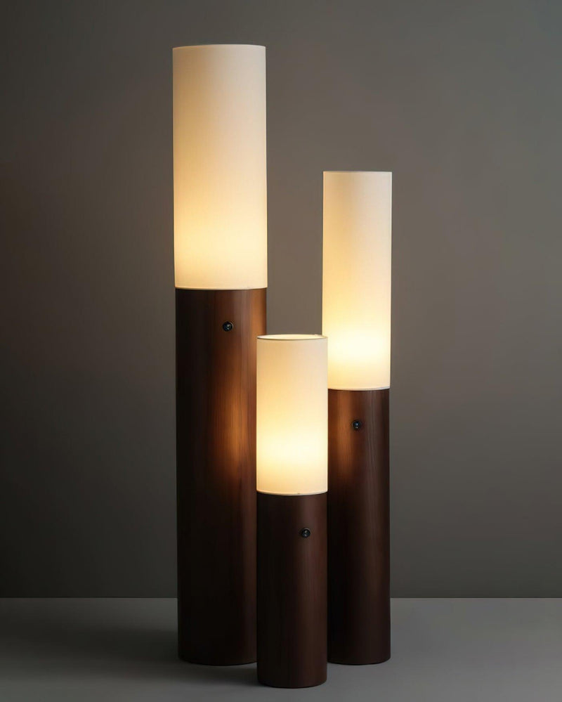 Timber Column Floor Lamp-DWHOME