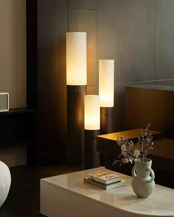 Timber Column Floor Lamp-DWHOME