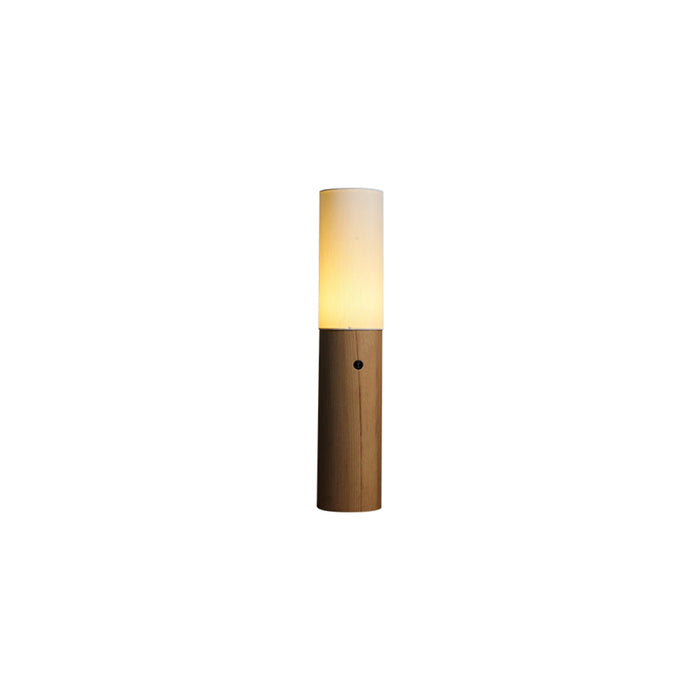 Timber Column Floor Lamp.