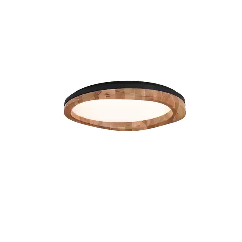 Timber Round Wood Ceiling Lamp-DWHOME
