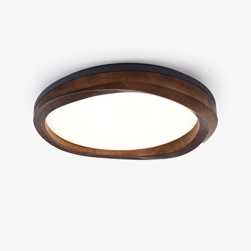 Timber Round Wood Ceiling Lamp - DWHOME