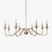 Timeless Gold Candle Chandelier-DWHOME