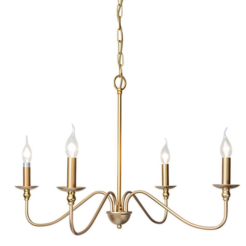Timeless Gold Candle Chandelier-DWHOME