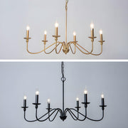 Timeless Gold Candle Chandelier-DWHOME