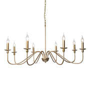 Timeless Gold Candle Chandelier-DWHOME