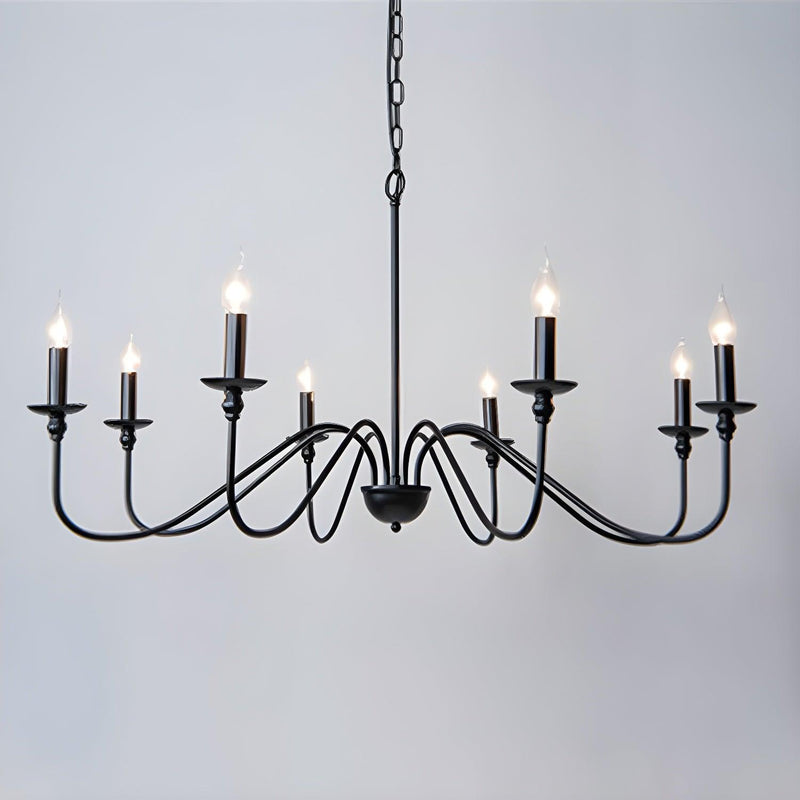 Timeless Gold Candle Chandelier-DWHOME