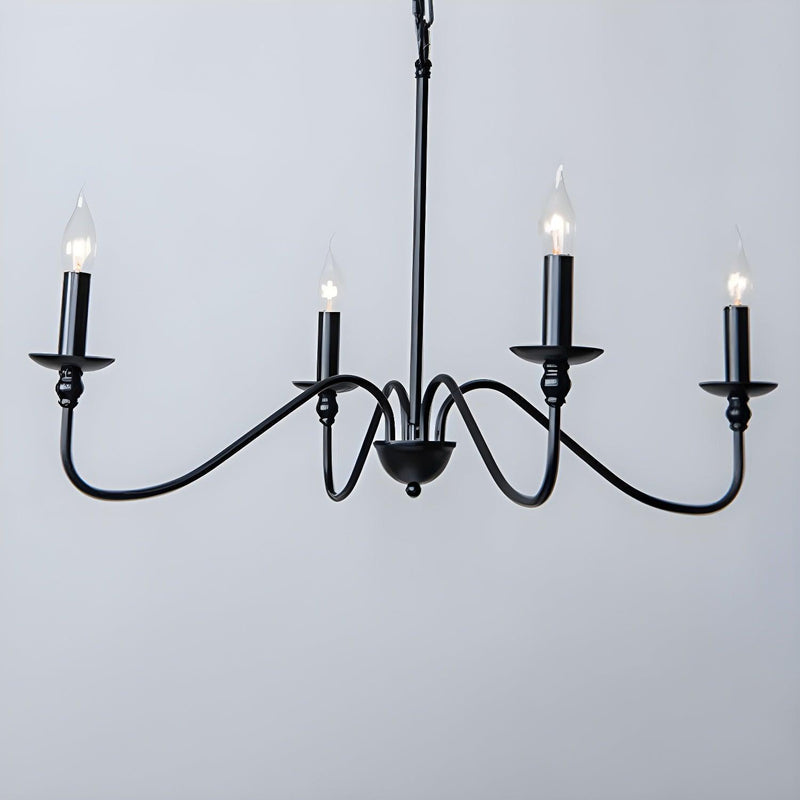 Timeless Gold Candle Chandelier-DWHOME