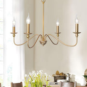 Timeless Gold Candle Chandelier-DWHOME