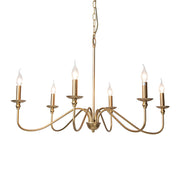 Timeless Gold Candle Chandelier-DWHOME