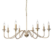 Timeless Gold Candle Chandelier-DWHOME