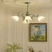 Tina Green French Style Flower Chandelier.