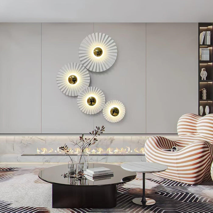 Tinsley Flush Wall Lamp-DWHOME