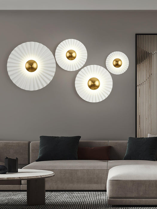 Tinsley Flush Wall Lamp-DWHOME