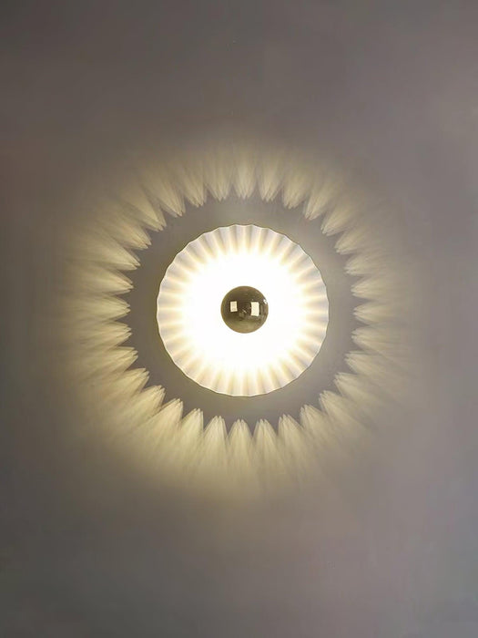Tinsley Flush Wall Lamp-DWHOME