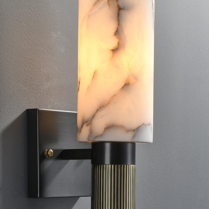 Torch Alabaster Sconce - DWHOME