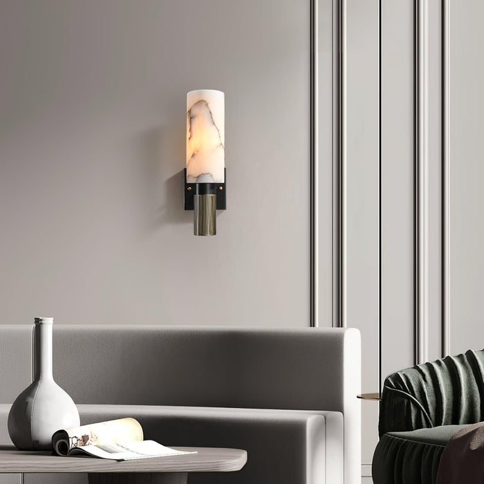 Torch Alabaster Sconce - DWHOME