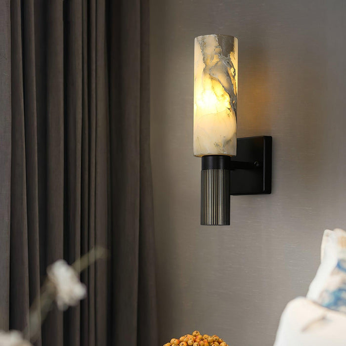 Torch Alabaster Sconce - DWHOME