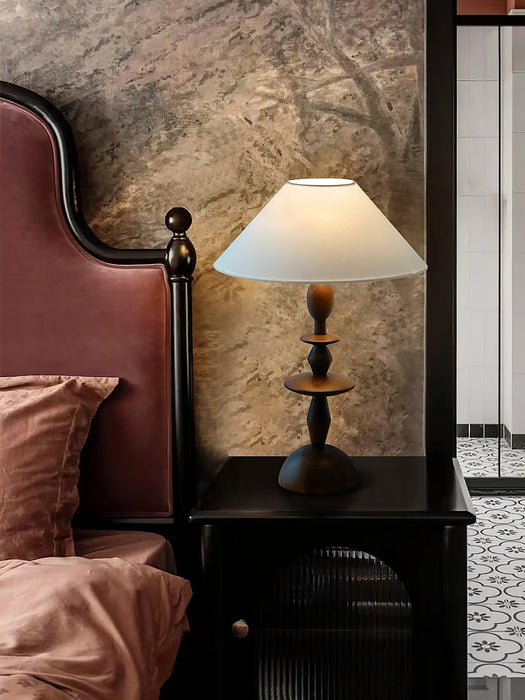 Tournage Wood Table Lamp-DWHOME
