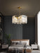 Traditional Classic Metal Glass Chandelier - DWHOME