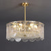 Traditional Classic Metal Glass Chandelier - DWHOME