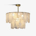 Traditional Classic Metal Glass Chandelier - DWHOME