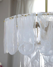 Traditional Classic Metal Glass Chandelier-DWHOME