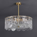 Traditional Classic Metal Glass Chandelier - DWHOME