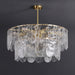 Traditional Classic Metal Glass Chandelier - DWHOME