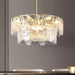 Traditional Classic Metal Glass Chandelier - DWHOME