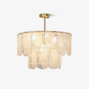 Traditional Classic Metal Glass Chandelier-DWHOME