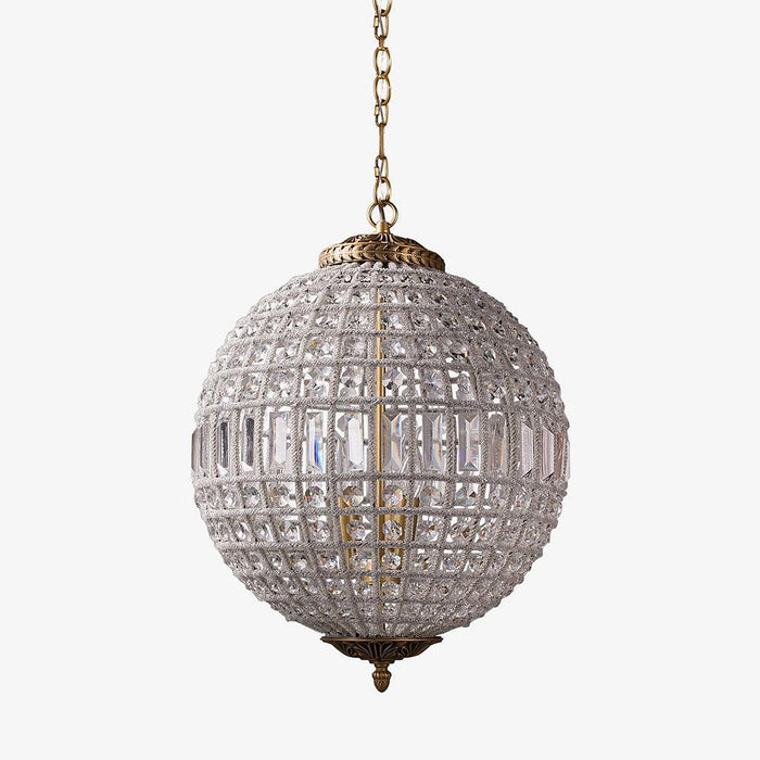 "Lustre globe traditionnel doré - DWHOME"