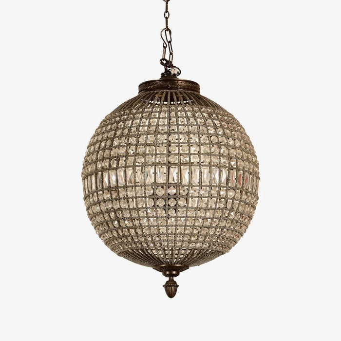 "Lustre globe traditionnel doré - DWHOME"