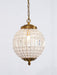 Traditional Gold Globe Chandelier.