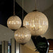 "Lustre globe traditionnel doré - DWHOME"