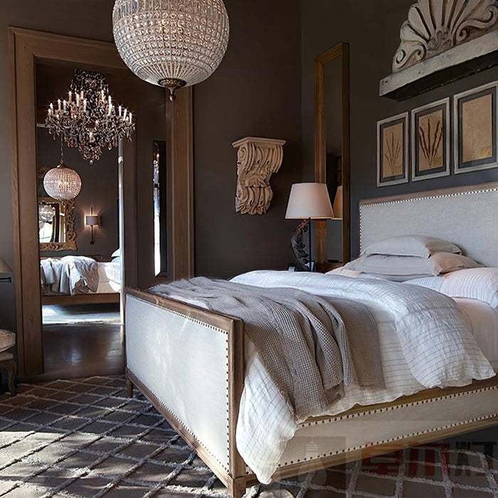 "Lustre globe traditionnel doré - DWHOME"